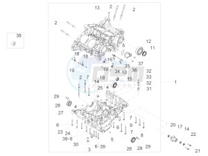 Tuono V4 1100 Factory (EMEA, APAC) (AU, EU, HK, JP, MAL, RC, S, T, TH) drawing Crank-case I