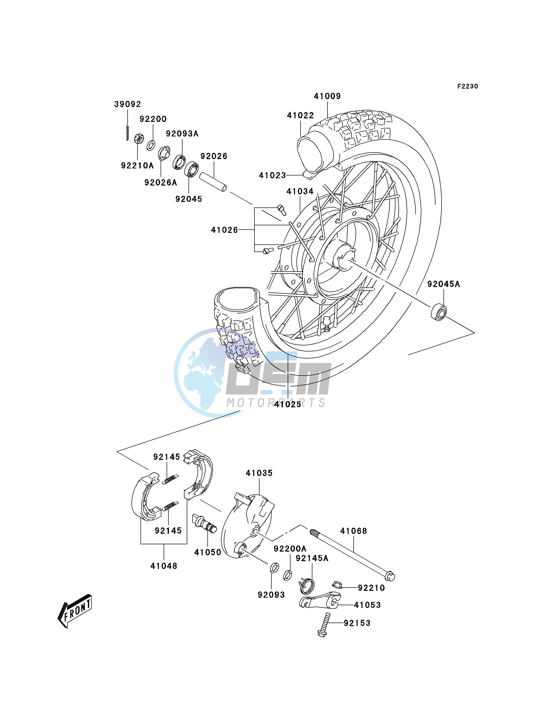 FRONT HUB