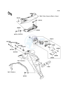 Z1000_ABS ZR1000C8F FR GB XX (EU ME A(FRICA) drawing Taillight(s)