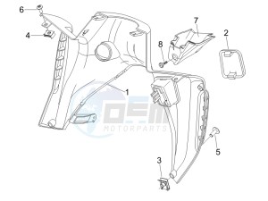 Nexus 250 e3 drawing Front glove-box - Knee-guard panel