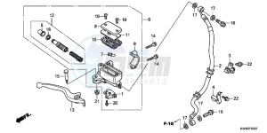 WW125EX2C drawing FR. BRAKE MASTER CYLINDER (WW125EX2C/EX2D/EX2E/D)