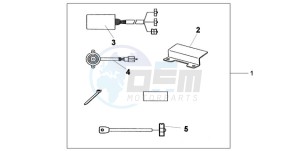 SH300AR9 France - (F / ABS CMF SPC TBX) drawing ALARM SYS.