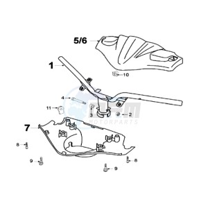 FIGHT R drawing HANDLEBAR