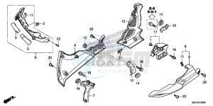 VFR1200XD Europe Direct - (ED) drawing UNDER COWL