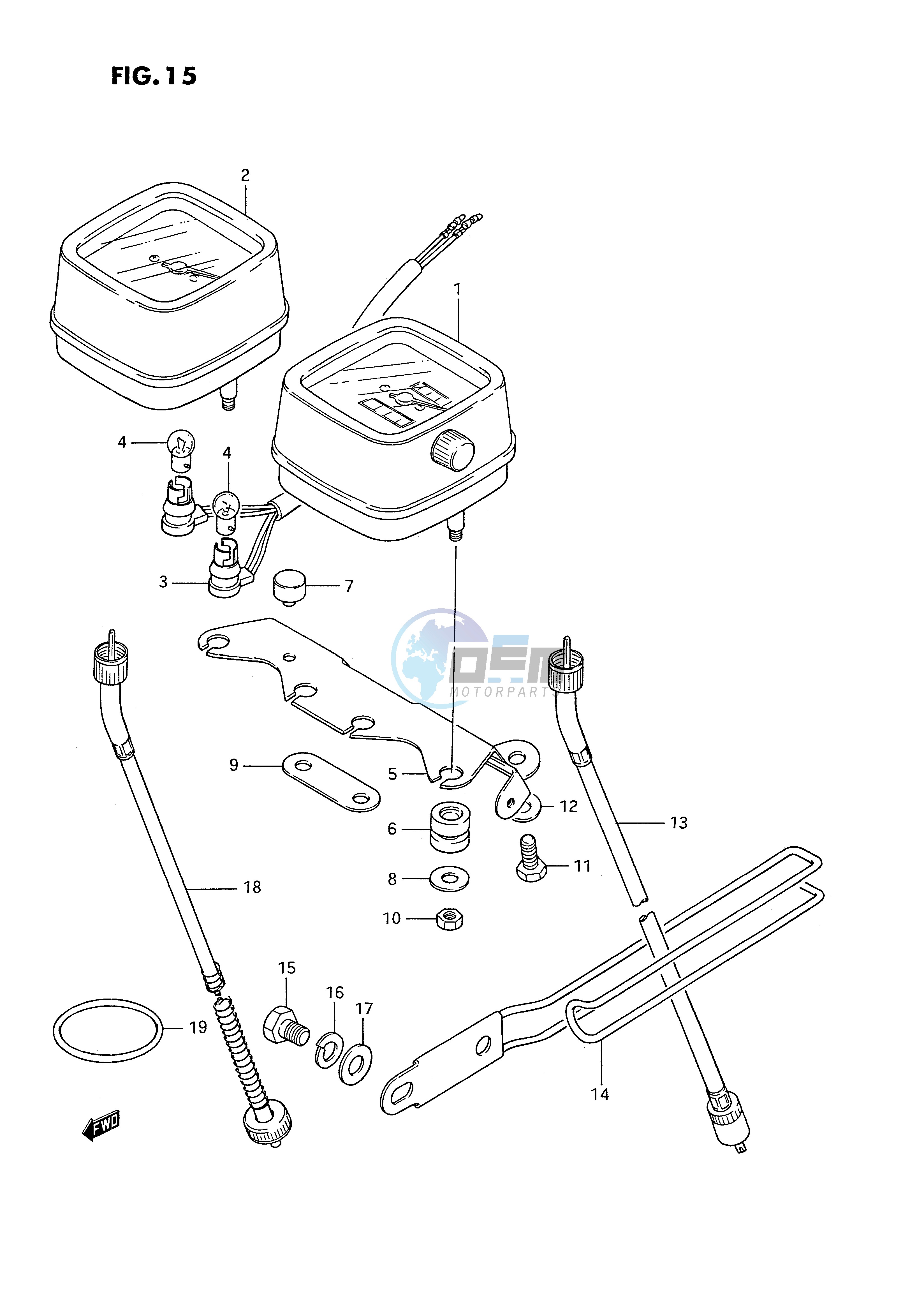 SPEEDOMETER - TACHOMETER (MODEL Z K P)