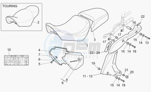 California 1100 Stone - Metal PI EV/EV Touring PI drawing Saddle-central bod