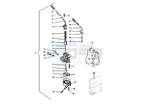 BW'S BUMP 50 drawing CARBURETOR