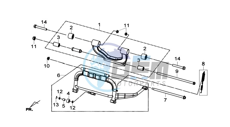 CENTRAL STAND -SIDE STAND- KICKSTARTER PEDAL