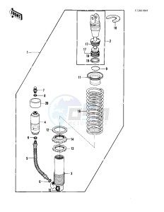 KX 420 A [KX420] (A1-A2) [KX420] drawing SHOCK ABSORBER -- KX420-A2- -