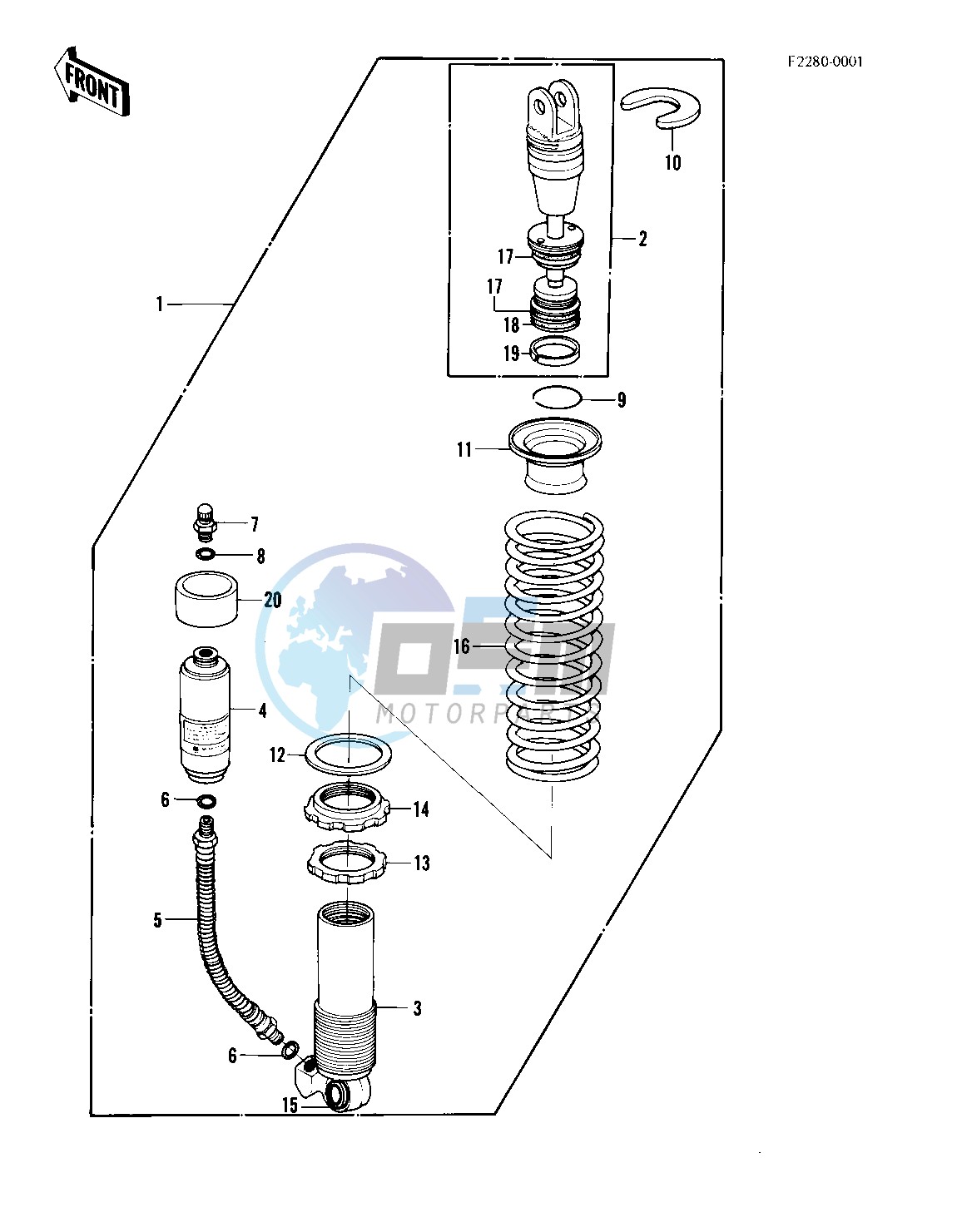 SHOCK ABSORBER -- KX420-A2- -