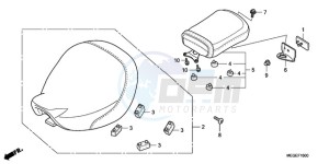 VT750C9 E / MKH MME drawing SEAT