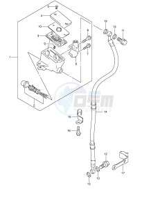 VL250 (E2) drawing FRONT MASTER CYLINDER