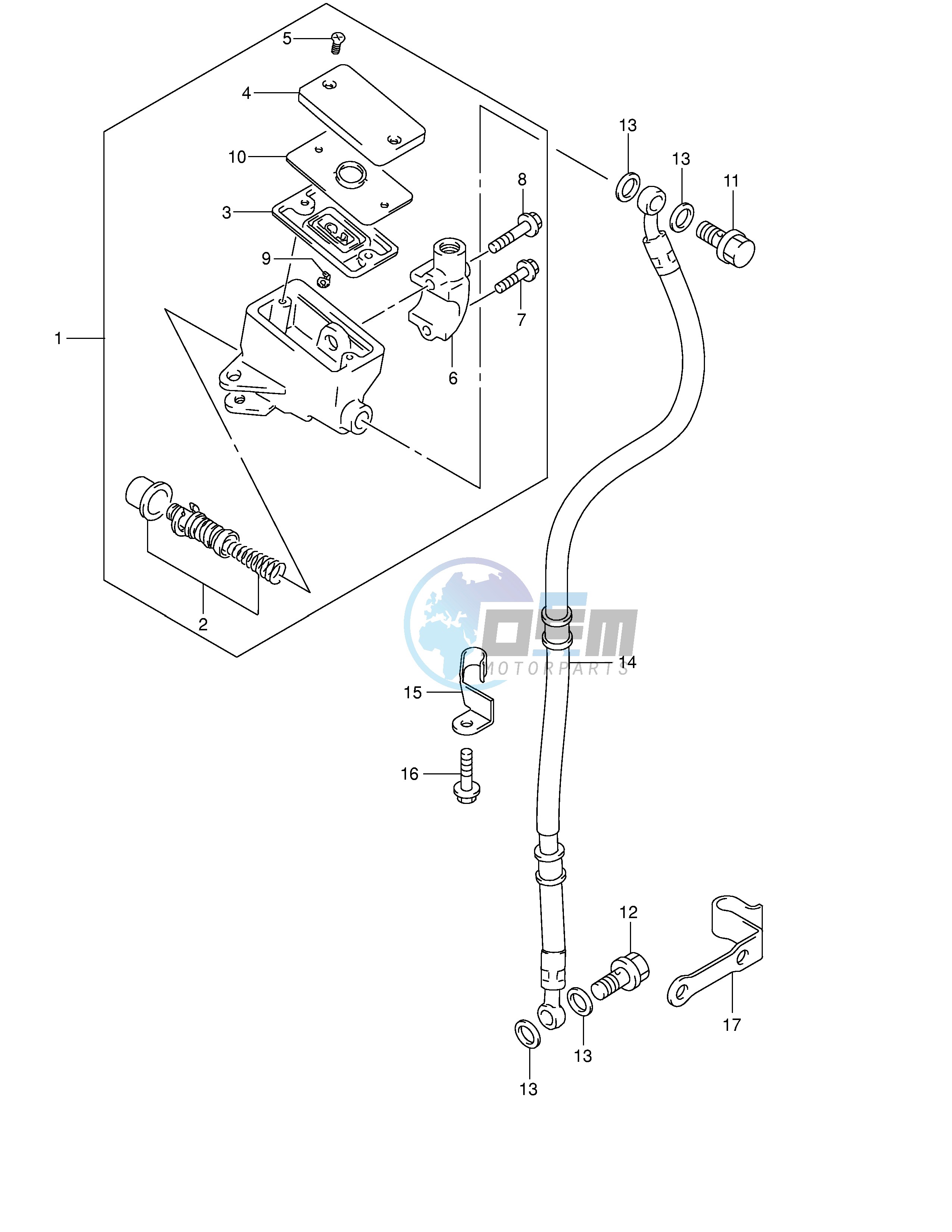 FRONT MASTER CYLINDER