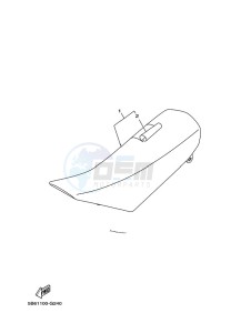 TT-R110E (B51U) drawing SEAT