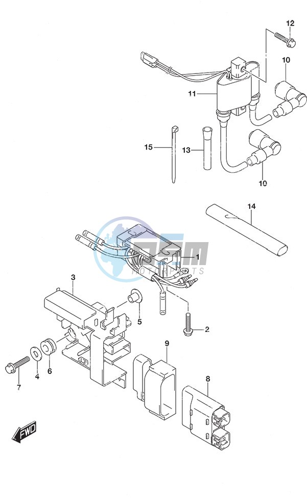 Rectifier/Ignition Coil Non-Remote Control