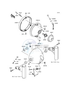 W800 EJ800AFF GB XX (EU ME A(FRICA) drawing Headlight(s)