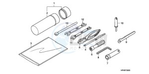 TRX420FE9 Australia - (U / 4WD) drawing TOOLS