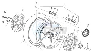 RSV 4 1000 APRC R drawing Front wheel