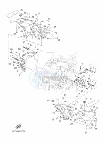 TRACER 7 MTT690-U (B5T3) drawing COWLING 2