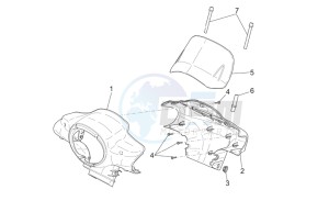 Scarabeo 50 4t 2v e2 drawing Front body I