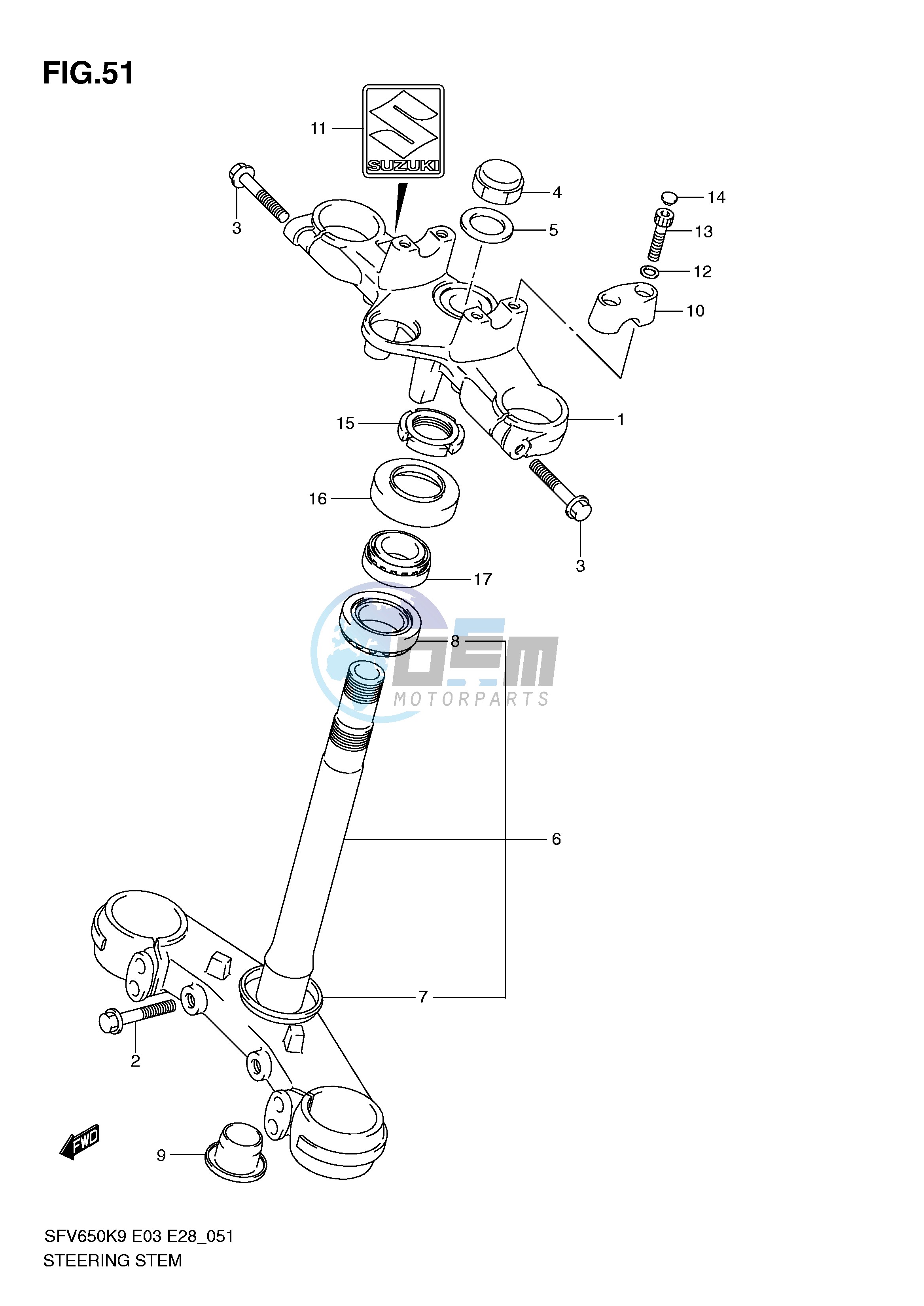 STEERING STEM