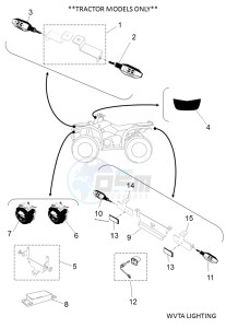 YFM700FWBD YFM7NKP (B5KG) drawing WVTA LIGHTING