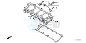 CBR1000RRA Europe Direct - (ED / HRC) drawing CYLINDER