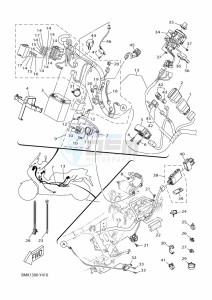 GPD125-A NMAX 125 (BAL8) drawing STAND & FOOTREST