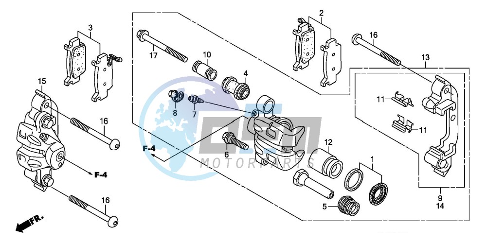 FRONT BRAKE CALIPER