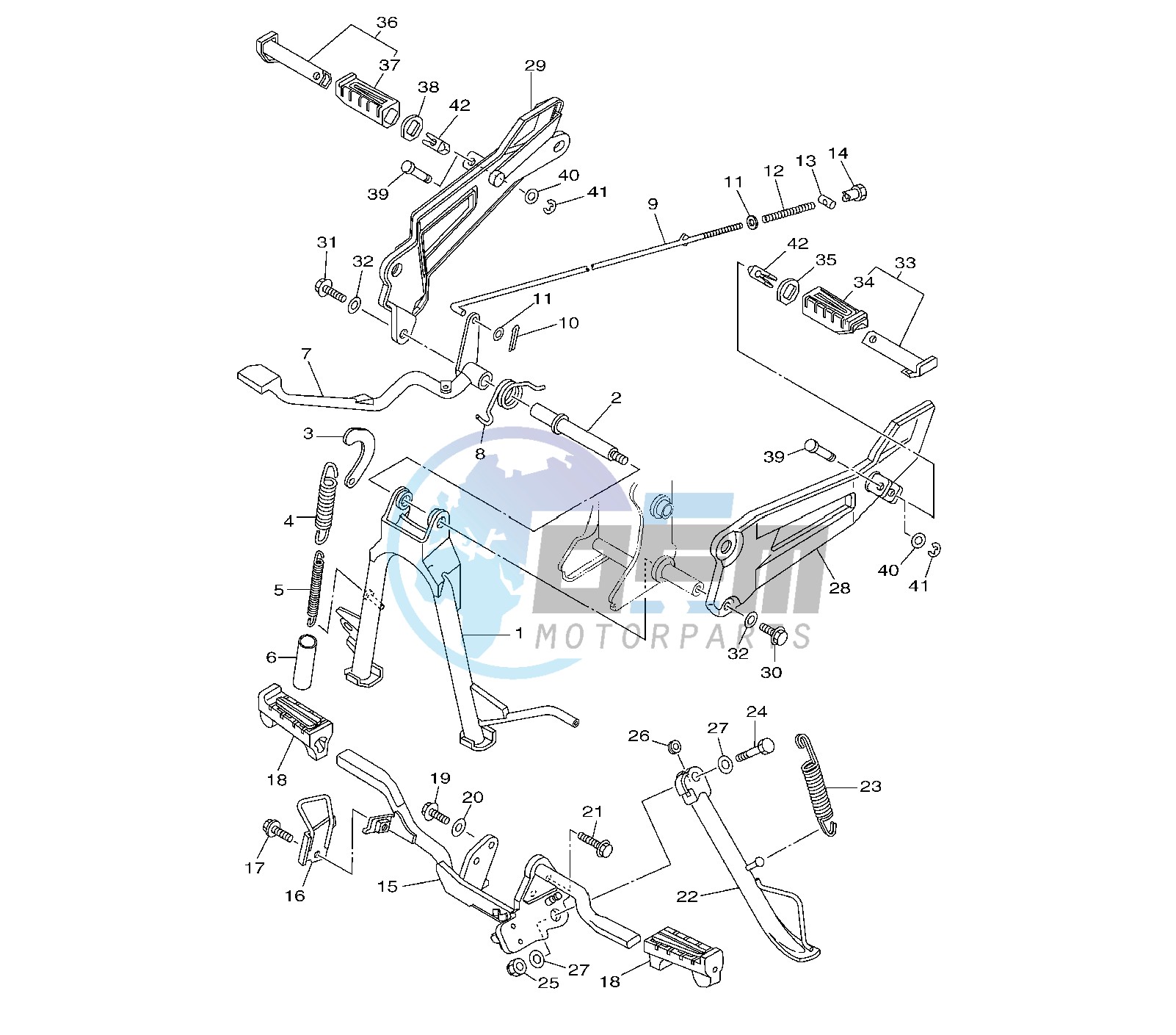 STAND AND FOOTREST