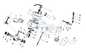 AF1 Futura 50 drawing Crankshaft - cylinder