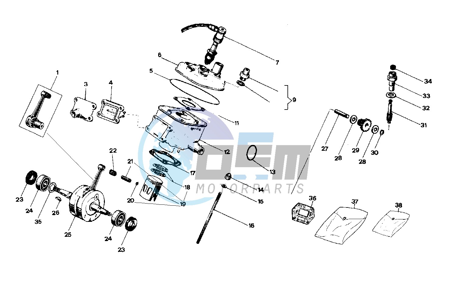 Crankshaft - cylinder