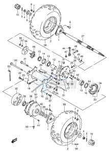 LT80 (P3-P28) drawing REAR WHEEL