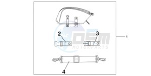 CBR1000RRA UK - (E / MKH) drawing REAR SEAT BAG