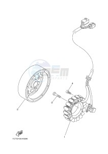 YFM450FWAD YFM45FGPHB GRIZZLY 450 EPS HUNTER (1CTG 1CTH 1CU9) drawing GENERATOR