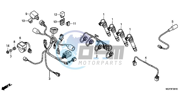 SUB HARNESS (CBR1000RR/ S)