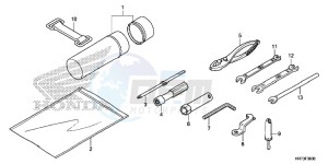 TRX420FA5G TRX420F Europe Direct - (ED) drawing TOOL