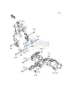 VULCAN_S_ABS EN650BFF XX (EU ME A(FRICA) drawing Engine Mount