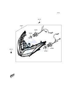 J300 ABS SC300BEF XX (EU ME A(FRICA) drawing Headlight(s)