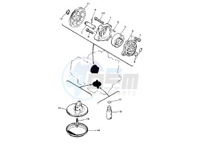 XJ N 600 drawing OIL PUMP