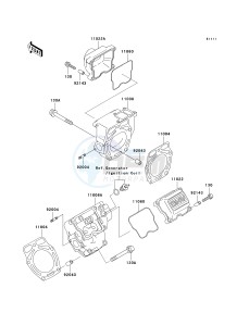 KAF 620 H [MULE 3010 4X4 ADVANTAGE CLASSIC AND HARDWOODS GREEN HD] (H1-H3) [MULE 3010 4X4 ADVANTAGE CLASSIC AND HARDWOODS GREEN HD] drawing CYLINDER HEAD