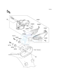 AN 112 D (D6F-D7F) D6F drawing TAILLIGHT-- S- -