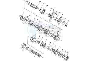 WR F 450 drawing TRANSMISSION