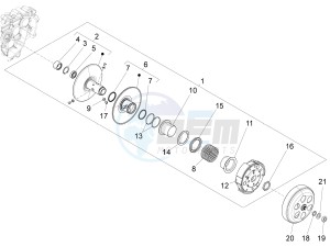 S 150 4T 3V ie Vietnam drawing Driven pulley