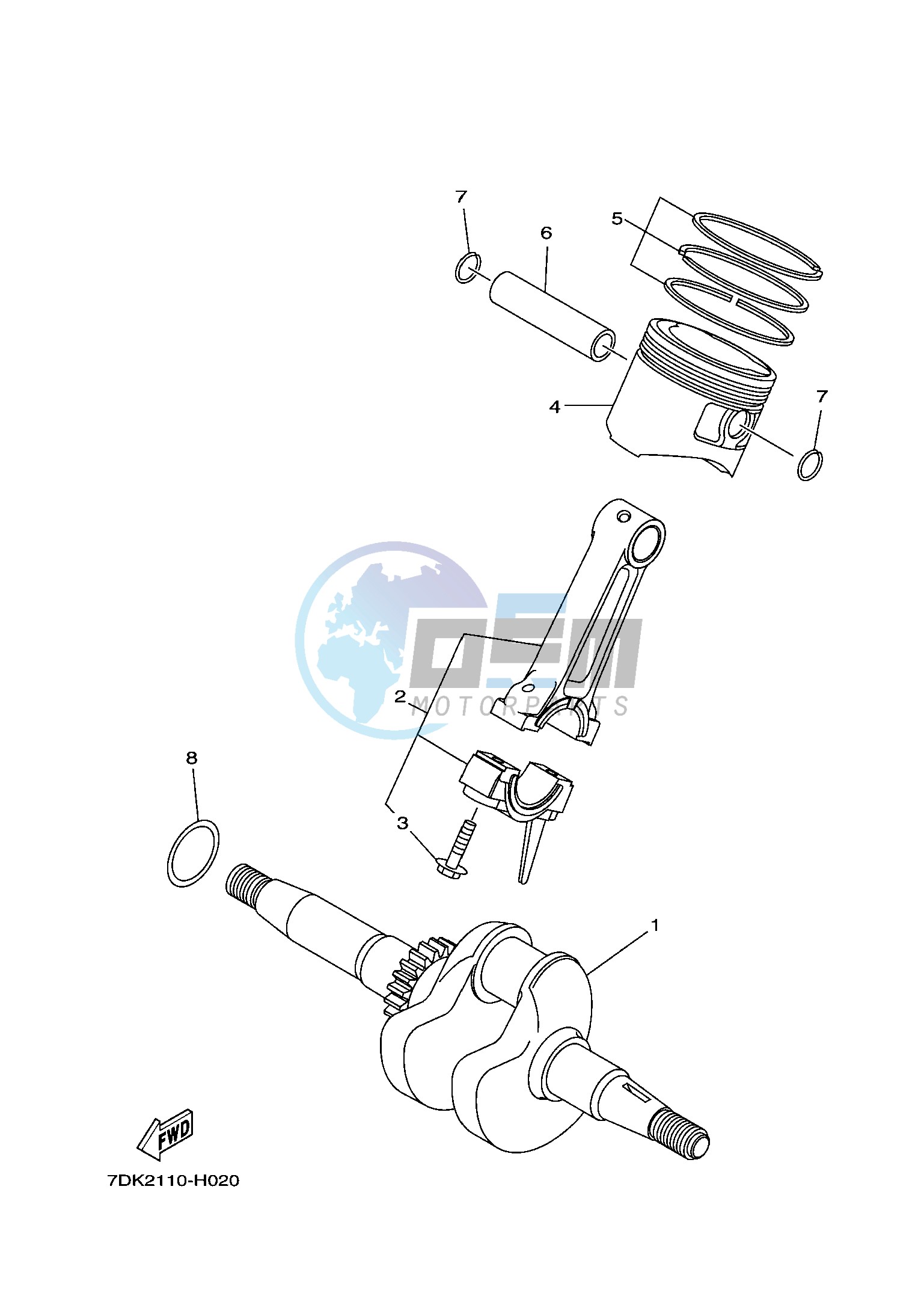 CRANKSHAFT & PISTON