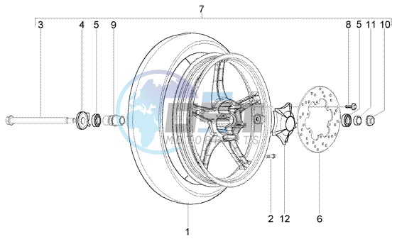 Front wheel