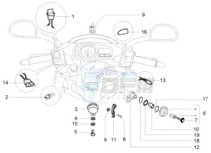 NRG 50 power DT drawing Switch - horn