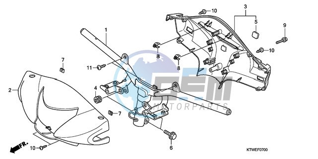 HANDLE PIPE/HANDLE COVER