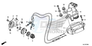 CBR600RAD CBR600RR ABS UK - (E) drawing SERVO MOTOR