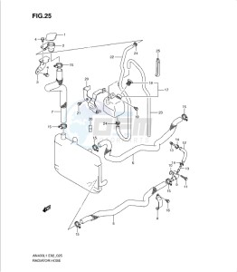 AN400Z drawing RADIATOR HOSE